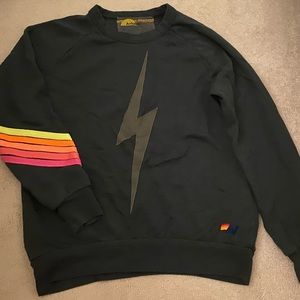 Aviator Nation Lightning Bolt Crew Neck
